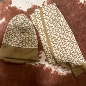Michael Kors Hat and Scarf set